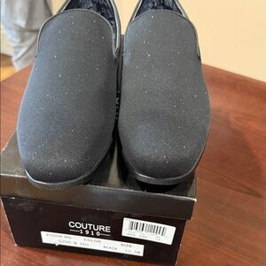 Couture 1910 black subtle sparkle size 11.5 shoe